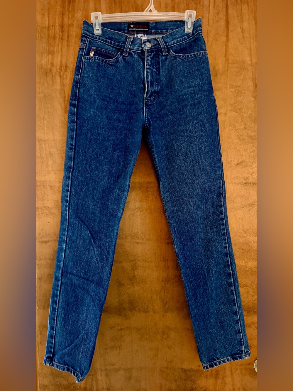 Guess Women's Navy Slim Straight Jeans
